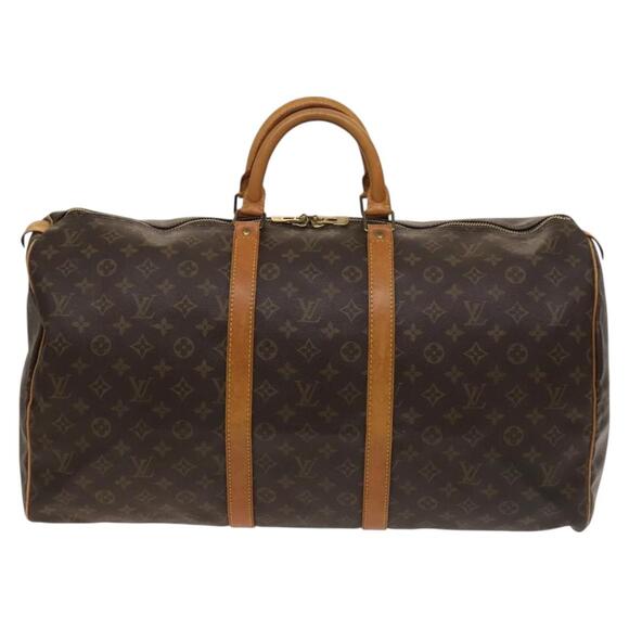 LOUIS VUITTON Monogram Keepall 55 Boston Bag M41424 - Picture 13 of 16